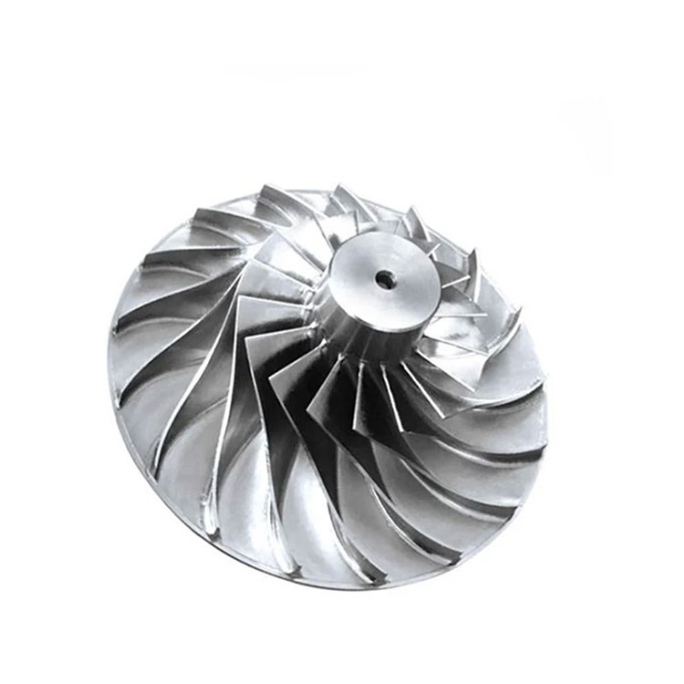 အလူမီနီယမ် Impeller ၏ 5 ဝင်ရိုး CNC ကြိတ်ခြင်း။