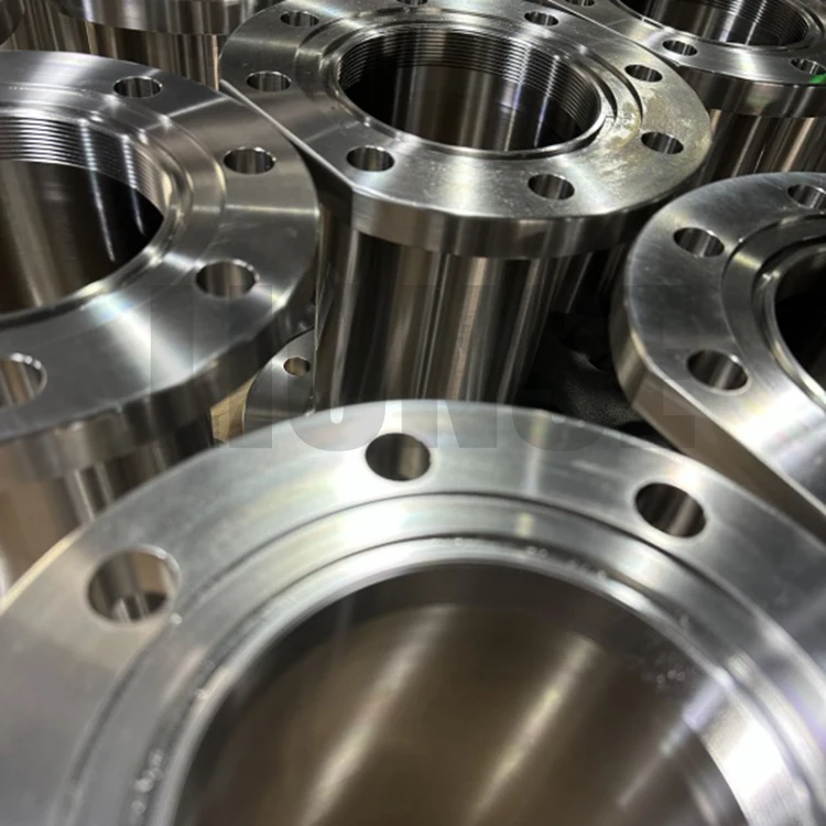 CNC တိကျသောတိုက်တေနီယမ် Threaded Flange