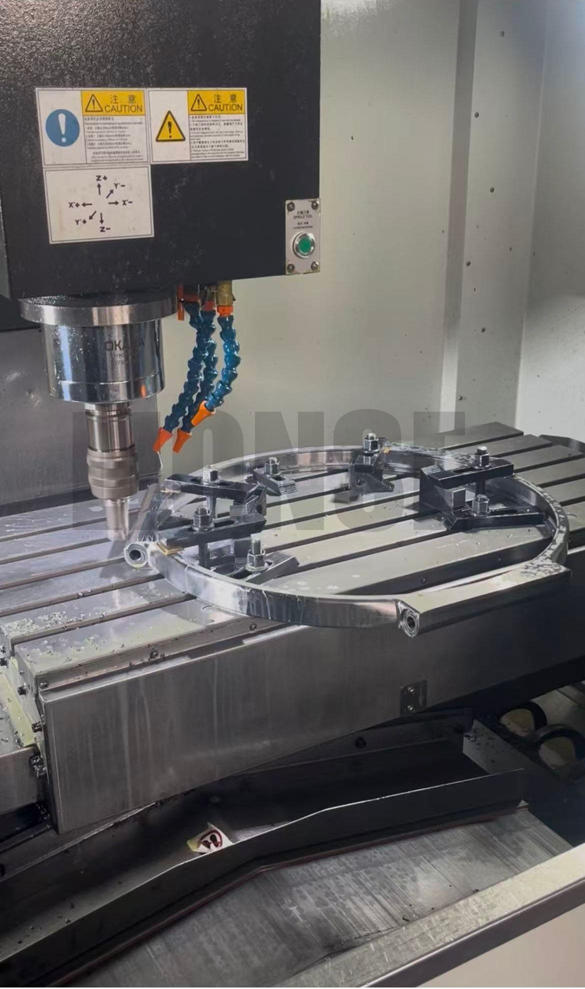 ကြီးမားသော Bore Stainless Steel Multi Groove Locking Ring စိတ်ကြိုက် Lugs