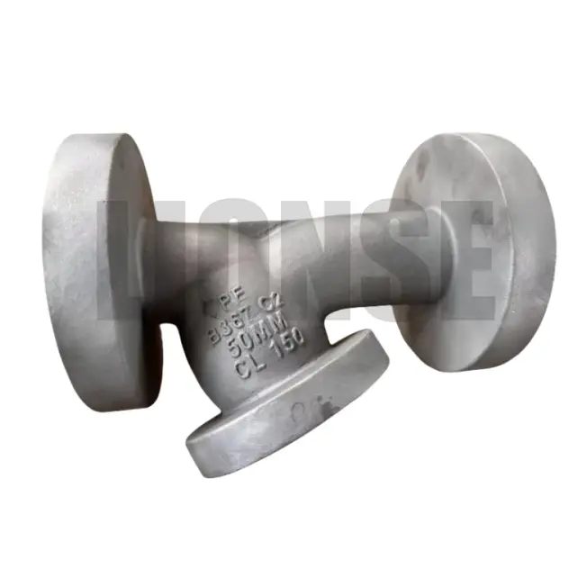 Titanium Alloy Cast Tee Cast Tee Conved ပိုက် fittings